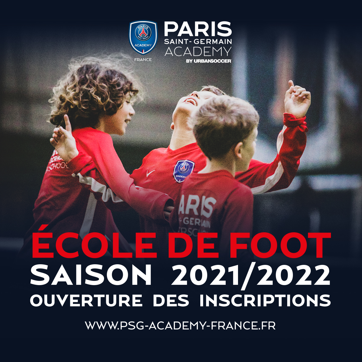 Paris Saint-Germain Academy : écoles et stages de foot pour les